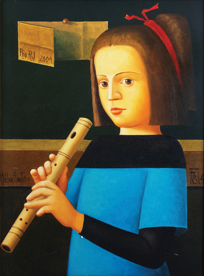 Adilso Santos - Menina com Flauta, 2004
