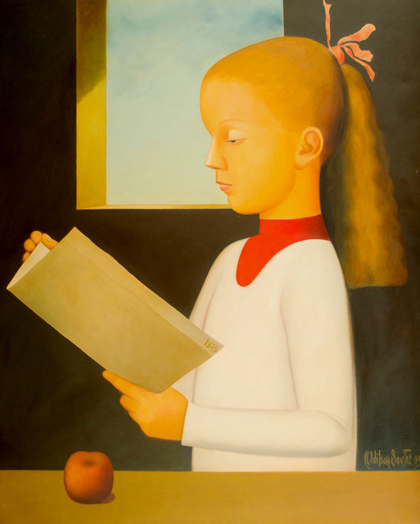 Adilson Santos - Menina lendo uma carta, 2005