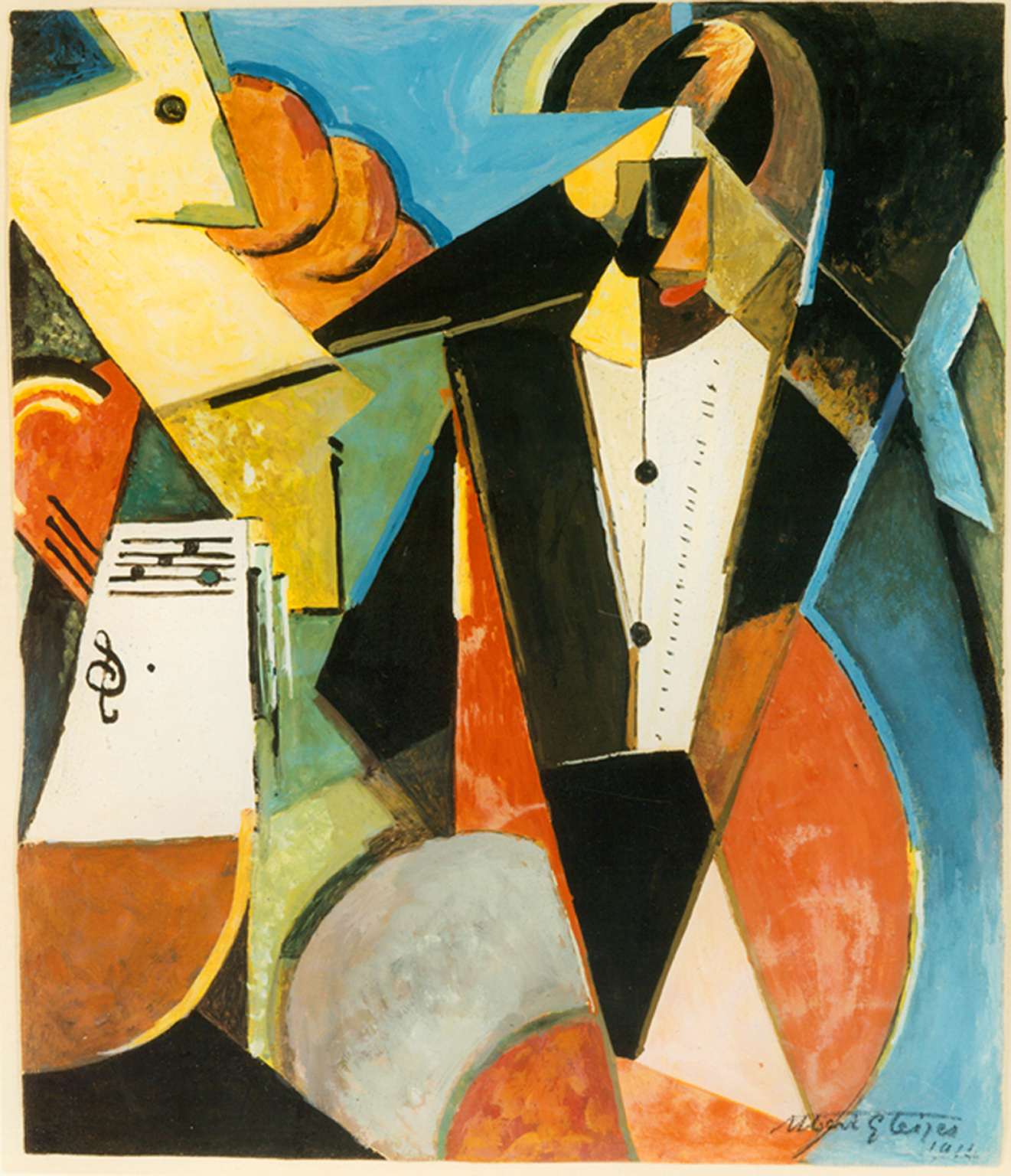 Albert Gleizes - Retrato de Igor Stravinsky