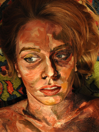Alexa Meade - Portrait of a self-portrait