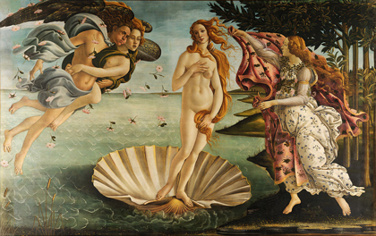 Botticelli - O nascimento de Vênus