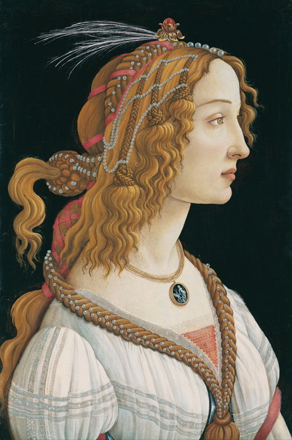 Botticelli - Retrato de Simonetta Vespucci - 1484