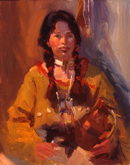 C.M. Cooper - Indian girl