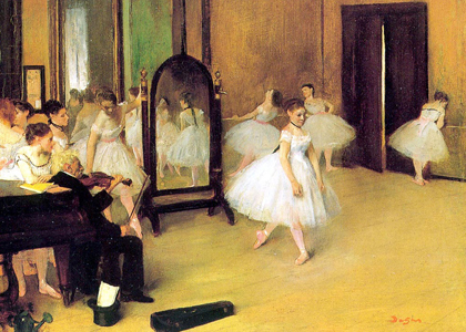 Degas - Aula de dança 1871