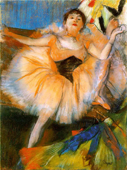 Edgar Degas - Bailarina sentada 1879-80