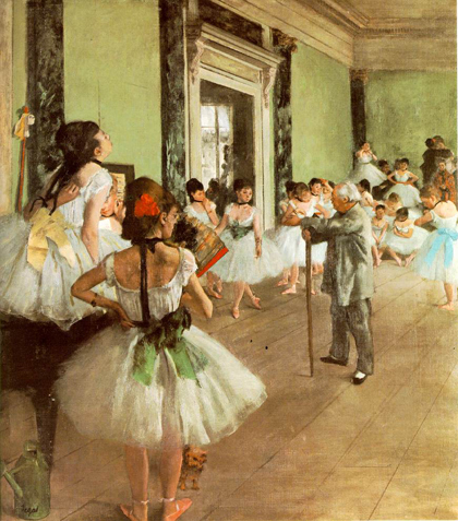 Degas - Aula de dança 1873-75