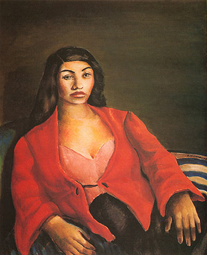 Di Cavalcanti - Mulher em Vermelho (1945)