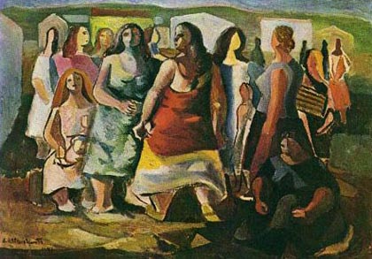 Di Cavalcanti - Mulheres Protestando (1941)
