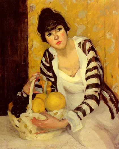 Jane Peterson - Girl with fruit