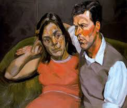 Lucian Freud - Michael Andrews and June