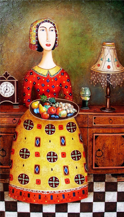 David Martiashvili - Senhora com frutas