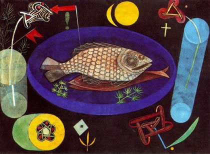 Paul Klee - Em torno do peixe (1926)