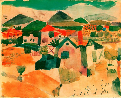 Paul Klee - Vista de St. Germain (1914)