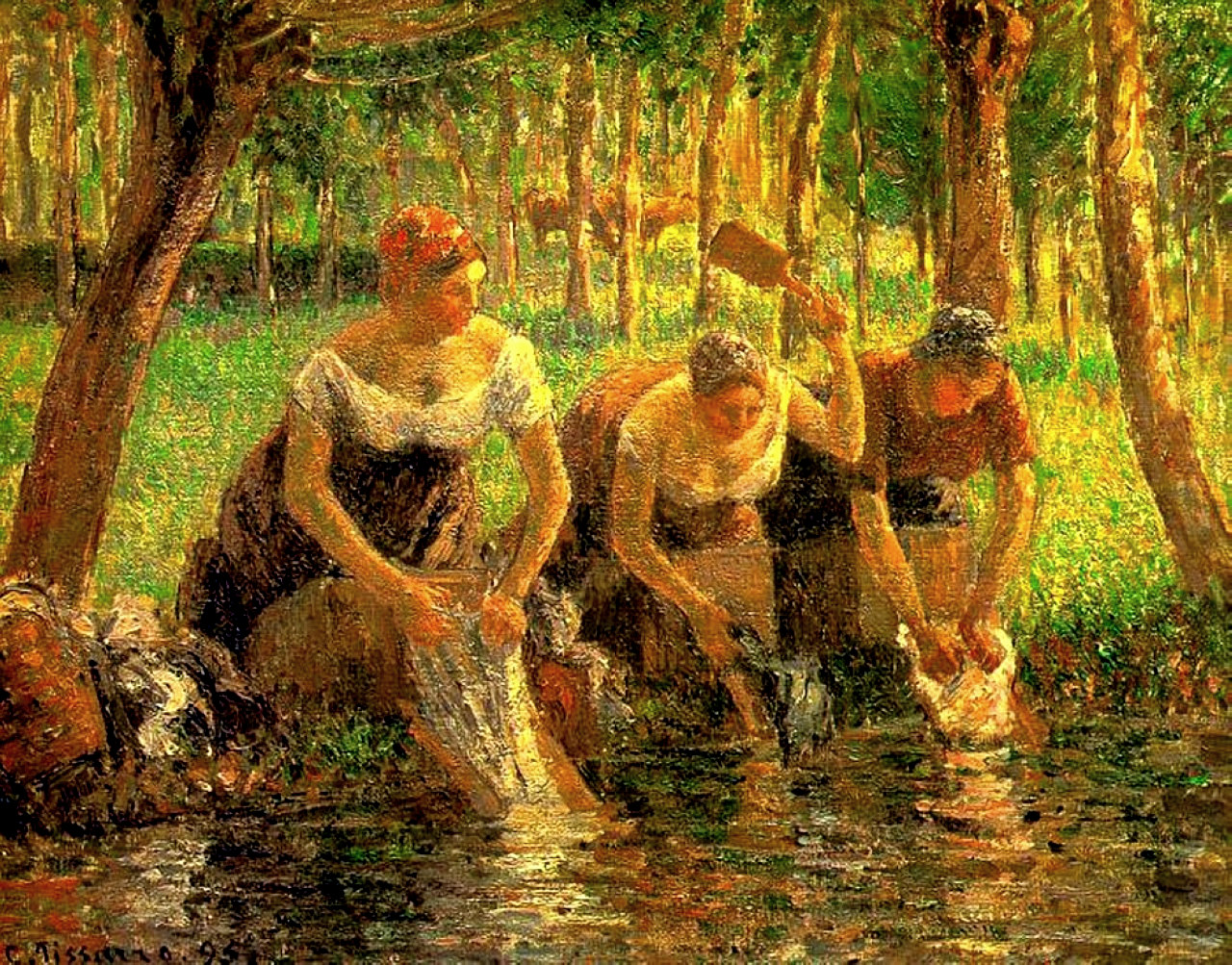 Pissarro - Lavadeiras - 1895