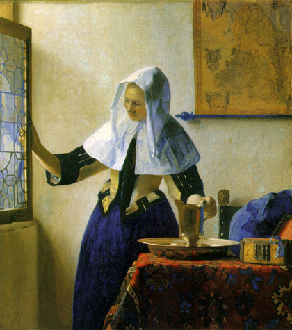 Vermeer - Moça com jarro d'água