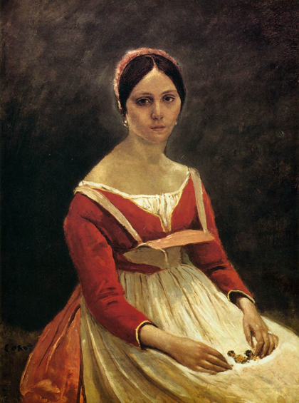 Jean-Baptiste-Camille Corot - Madame Legois-1838