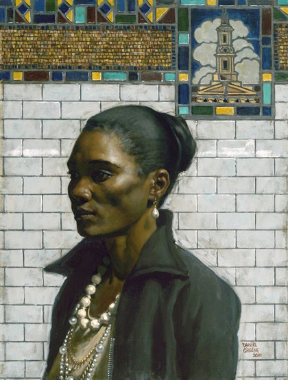 Daniel Greene - Woman with a pearl earring