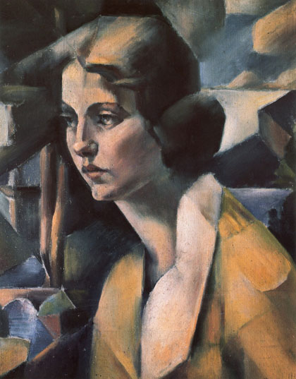 Mainie Jellet- Portrait of a young woman-1921