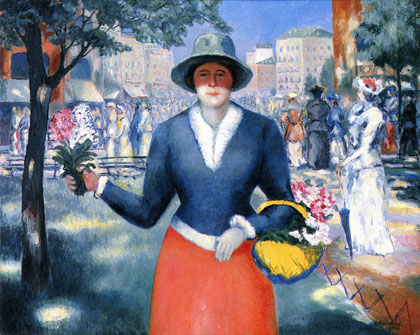 Kazimir Malevich - Flower girl- 1932-33