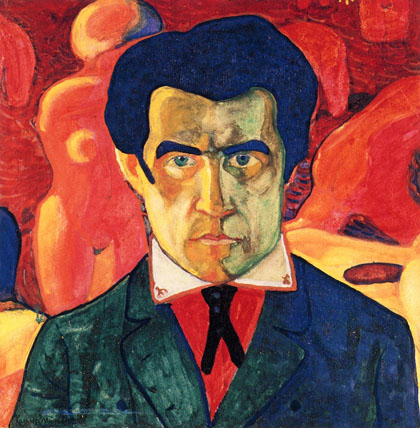 Kazimir Malevich - Auto-portrait - 1908-09