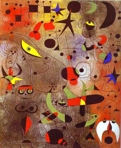 Joan Miró - Constellation-Awakening at dawn-1941