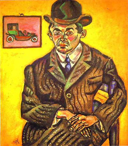 Joan Miró - Portrait of Hiberto Casany-1918