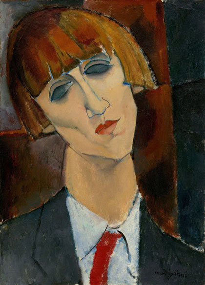 Amedeo Modigliani- Madame Kisling - c.1917