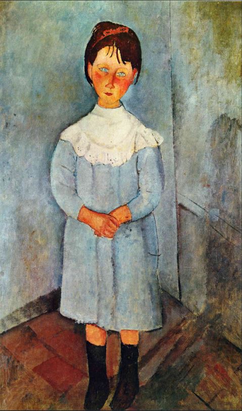 Modigliani - Menia de azul-1918