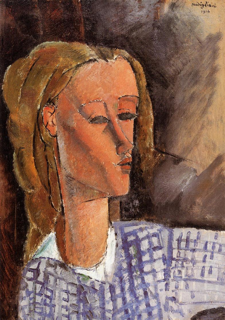 Modigliani - Retrato de Beatrice Hastings - 191t