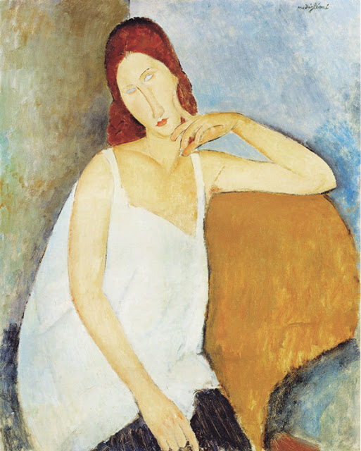 Modigliani - Retrato de Jeanne Hebuterne