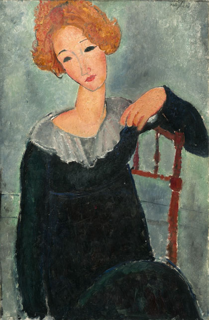 Modigliani - woman.with.red.hair-1917