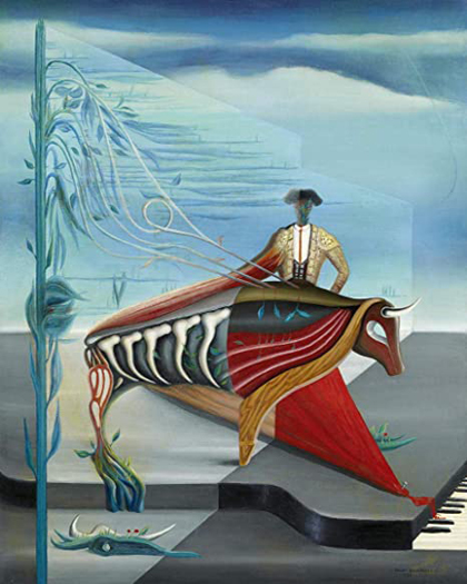 Óscar Domínguez - oscar.dominguez-compsosition.with.bull.and.piano-1935