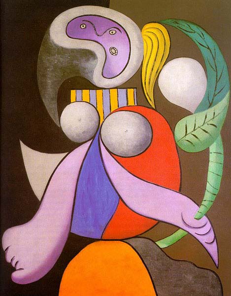 Pablo Picasso - femme.avec.une.fleur-1932