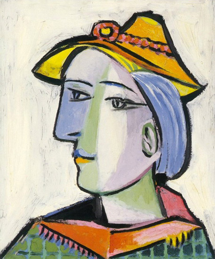 Pablo Picasso - marie-therese.walter.au.chapeau-1936