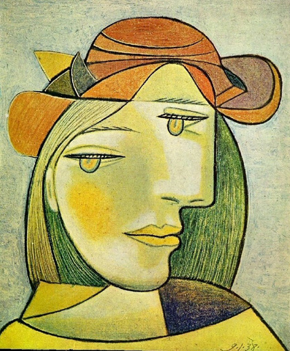 Pablo Picasso - Retrato de mulher com chapéu - 1938