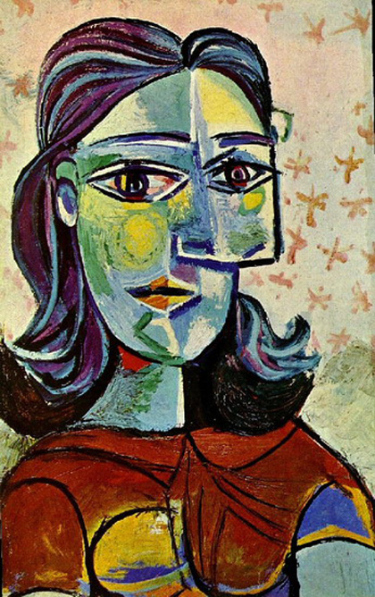 Pablo Picasso - Tête de femme-1939