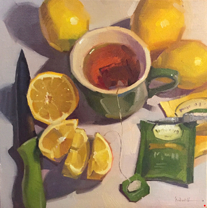 Sarah Sedwick - Green tea with lemons