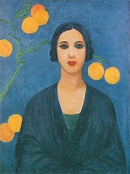 Tarsila do Amaral - Figura em azul-1923