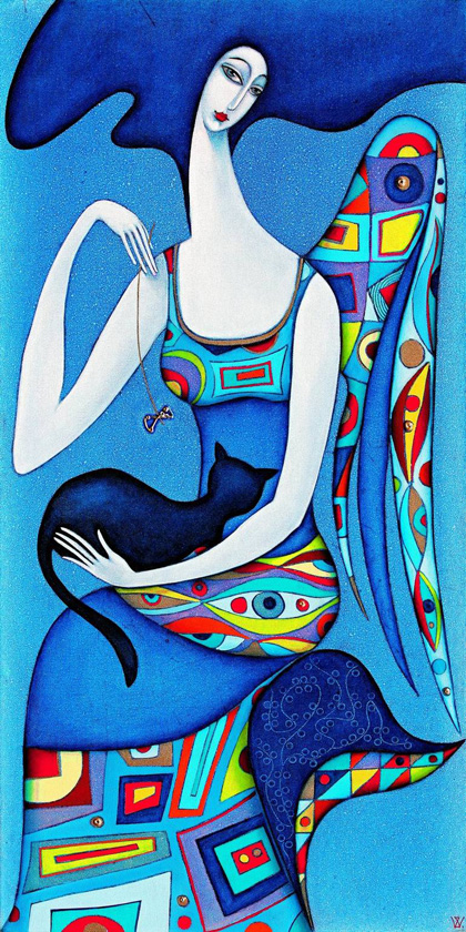 Wlad Safronow - Anvel with cat
