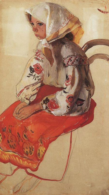 Zinaida Evgenievna Serebriakova - Peasant girl - 1906