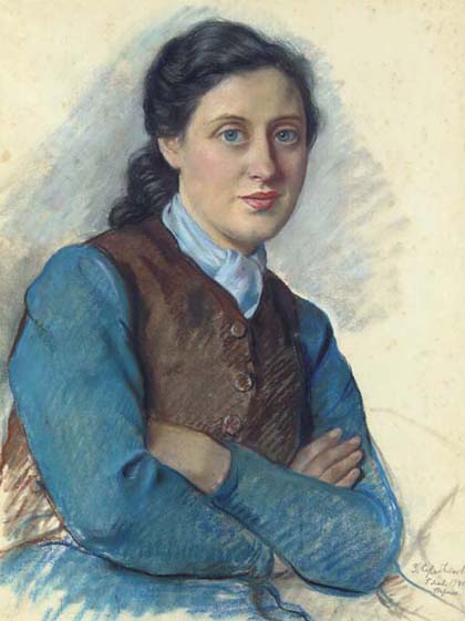 Serebriakova - portrait-of-mrs-beilitz-1941